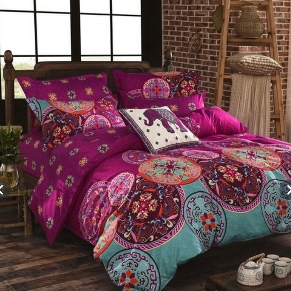 Bohemian Mandala Comforter Cover Set - Picture 7 of 8